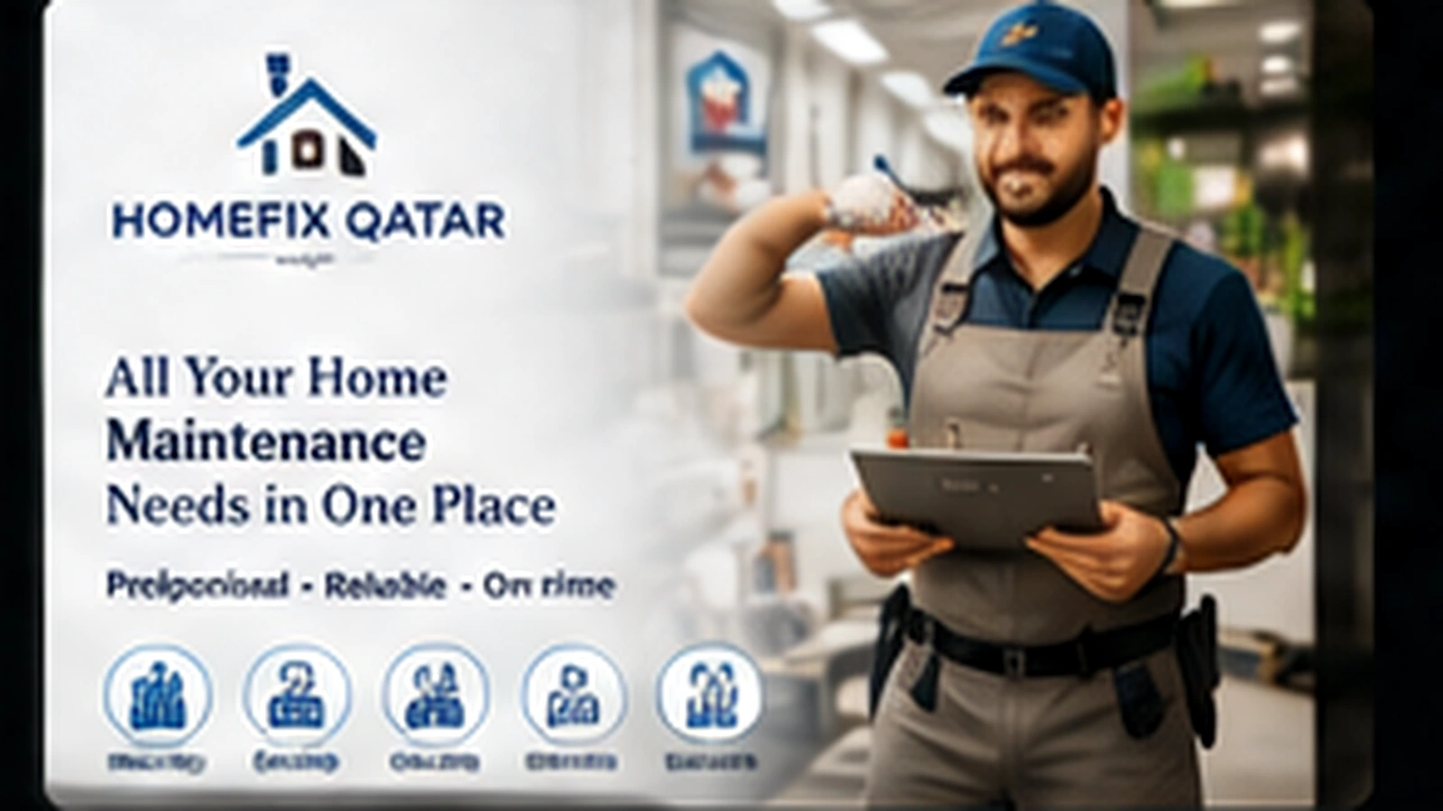 Qatar Home Maintenance — Property Services Website case study presentation