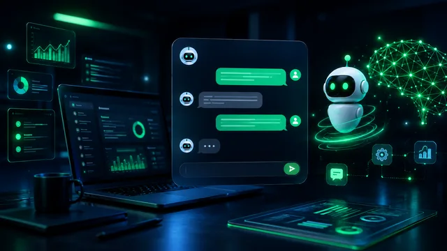 AI Chatbot professional service visual